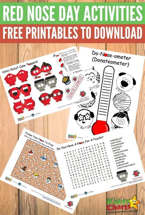 activities for red nose day|FREE! .